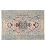 Multicolor Persian Polyester 5 ft x 7 ft Machine Made Carpet