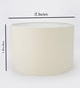 Tarter Cream Cotton Fabric Solid Lampshade