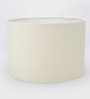 Tarter Cream Cotton Fabric Solid Lampshade