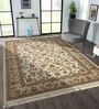 Cream Persian 3x5 Feet Machine Made Carpet