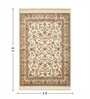 Cream Persian 3x5 Feet Machine Made Carpet