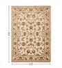 Cream Persian 3x5 Feet Machine Made Carpet