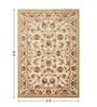 Cream Persian 4x6 Feet Machine Made Carpet