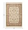 Cream Persian 4x6 Feet Machine Made Carpet