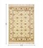Cream Persian 4x6 Feet Machine Made Carpet