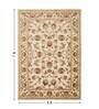 Cream Persian 5x7 Feet Machine Made Carpet