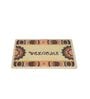 Cream Plastic Ethnic Motif Pattern 2 x 1.5 Feet AntiSkid Door Mat