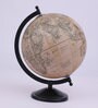 Cream Plastic Geographical Map Table Globe