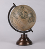Cream Plastic Norwich Geographical Map Table Globe