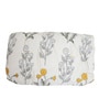 Cream Polycotton Floral 300 GSM Single Bed Reversible Quilted Comforter