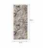 Cream Polyester 5 x 2 Feet Machine Bedside Runner