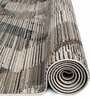 Cream Polyester Abstract 4 x 6 Feet Carpet