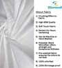 Cream Solid Polyester 9 Ft Light Filtering Eyelet Door Curtains (Set of 2)
