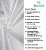 Cream Solid Polyester 5 Ft Light Filtering Eyelet Window Curtains (Set of 2)