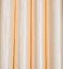 Cream Solid Polyester 5 Ft Light Filtering Eyelet Window Curtains (Set of 2)