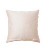 Blue Floral Polyester 16 x 16 Inches Cushion Cover