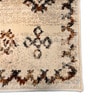 Cream Polyester Oriental 55 x 22 Inches Runner