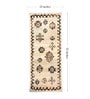 Cream Polyester Oriental 55 x 22 Inches Runner