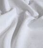 Cream Polyester Solid 7ft Room Darkening Eyelet Door Curtain
