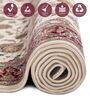 Cream Polypropylene Antistatic 120X170Cm Carpet With Cotton Backing