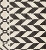 Cream Geometric Polypropylene 4 ft x 6 ft Machine Made Carpet
