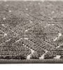 Cream Geometric Polypropylene 4 ft x 6 ft Machine Made Carpet