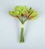 Cream Polyurethane Cymbedium Orchids Bunch Artificial Flowers