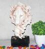 Cream Resin Tiger Showpiece