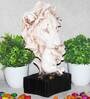 Cream Resin Tiger Showpiece
