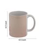 Cream Shade Text Printed Ceramic Coffee Mug 320ml