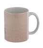 Cream Shade Text Printed Ceramic Coffee Mug 320ml