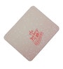 Cream Printed Rectangle Mousepad