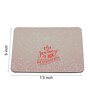 Cream Printed Rectangle Mousepad