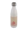 Cream Shade Text Printed Steel Water Bottle 600ml