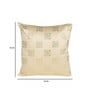 Cream Traditional Silk 16 x 16 Inches Cushion Covers (Set of 5)