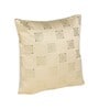 Cream Traditional Silk 16 x 16 Inches Cushion Covers (Set of 5)