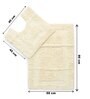 Cream Solid Cotton 31.5x20 Inches Max Absorbant Bath Mat