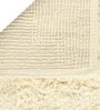 Cream Solid Cotton 31.5x20 Inches Max Absorbant Bath Mat