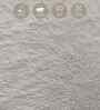 Cream Solid Polyester 4x6 Feet Machine Made Carpet