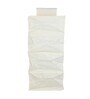 Cream Solid Polypropylene  Foldable Cupboard Hanging Cloth Organiser With 4 Shelves