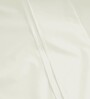 Cream Solid 400 TC Cotton Satin King Bedsheet With 2 Pillow Covers