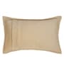 Cream Solid Velvet 27x18 Inches Pillow Cover (1Pc)