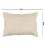 Cream Solid Velvet 27x18 Inches Pillow Covers (Set of 2)