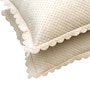 Cream Solid Velvet 27x18 Inches Pillow Covers (Set of 2)