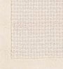 Cream Solid Wool 8 ft x 10 ft Hand tufted Carpet