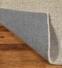 Cream Abstract Wool 8 x 10 Feet Hand Woven Carpet