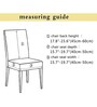 Cream Solid Polyester (Pack of 6) Seater Chair Cover