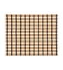 Cream Striped PVC 24x19 Inches Antiskid Shower Bath Mat