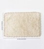 Cream Super Absorbent 100% Cotton Bath Mat
