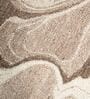 Beige Abstract Woolen 36 x 60 Inches Hand Tufted Rug